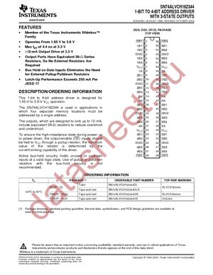 SN74ALVCH162344GR datasheet  